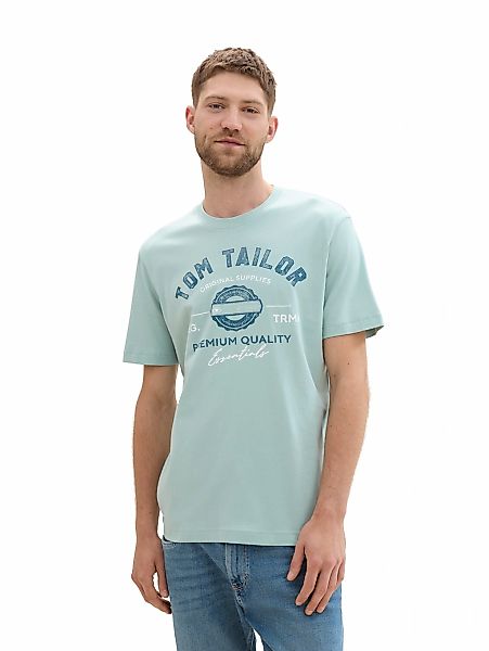 TOM TAILOR T-Shirt, mit großem Logofrontprint günstig online kaufen