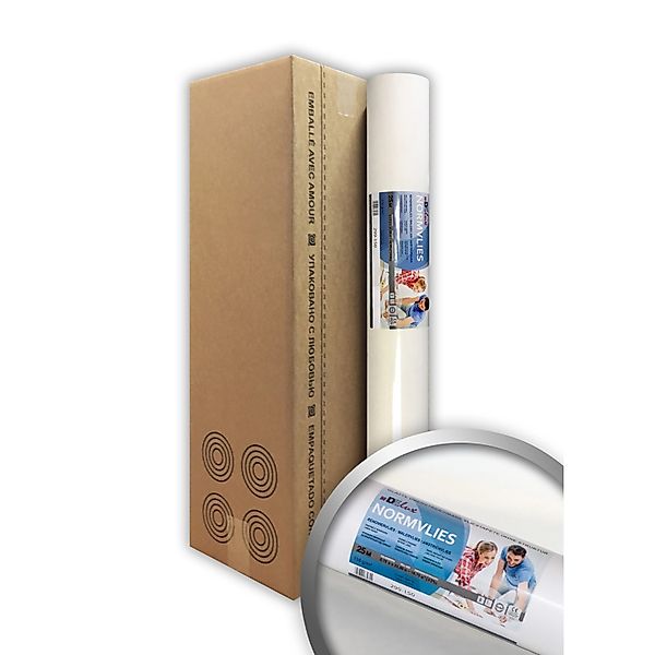 PROFHOME NORMVLIES 150 g Renoviervlies 1 Karton 4 Rollen 75 m2 Glattvlies 2 günstig online kaufen