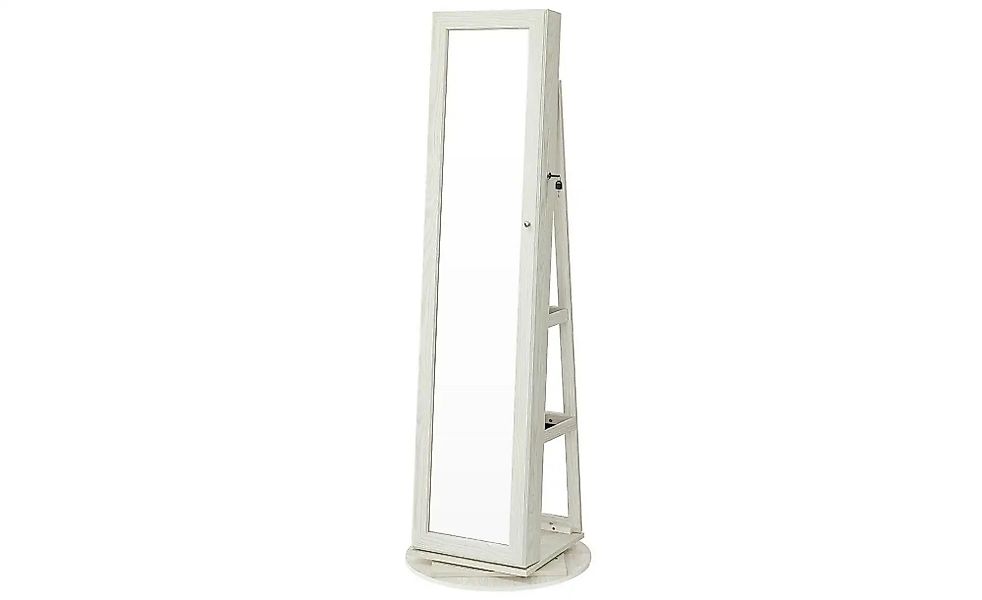 Standspiegel   ¦ weiß ¦ Glas,Holzwerkstoff ¦ Maße (cm): B: 55 H: 162 Garder günstig online kaufen