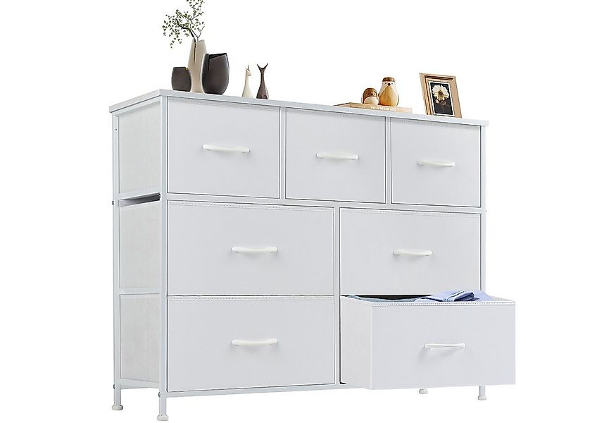 DUMOS Stauraumschrank Kommode mit Stoffschubladen, Stoffkommode für Schlafz günstig online kaufen