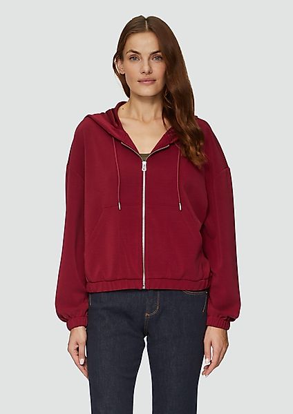 s.Oliver Sweatshirt Sweatshirt-Jacke aus Scuba im günstig online kaufen