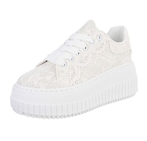 Ital-Design Modischer Sneaker mit Plattform und femininen Details Sneaker ( günstig online kaufen