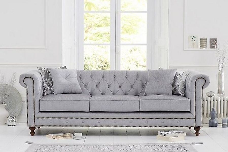 JVmoebel Sofa Chesterfield Sofa Couch Polstermöbel Dreisitzer luxus Design, günstig online kaufen