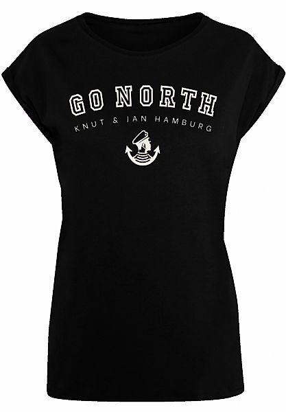 F4NT4STIC T-Shirt "Go North Knut & Jan Hamburg" Print günstig online kaufen
