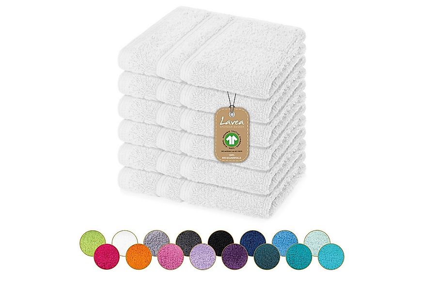 Lavea Seiftuch Bali Seiftücher, Waschlappen Frottee 30x30 cm, Weiches Bio-B günstig online kaufen