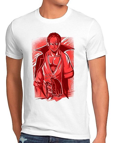 style3 T-Shirt Red Hair Corsair one piece japan anime luffy manga monkey ru günstig online kaufen