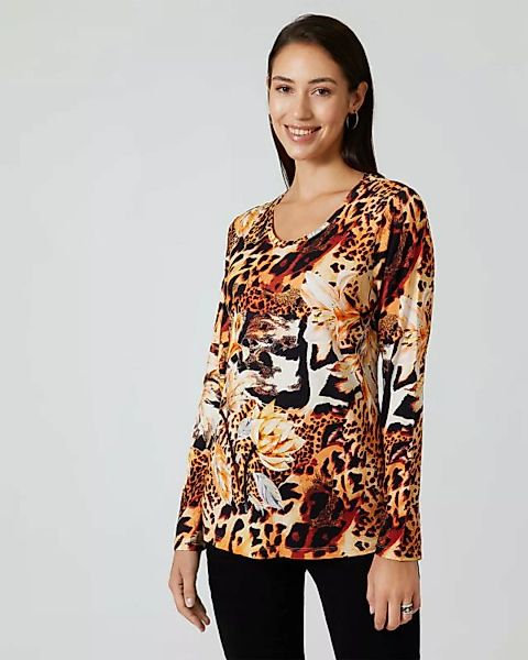Lavelle Shirt mit Animal-Flower-Druckmix günstig online kaufen
