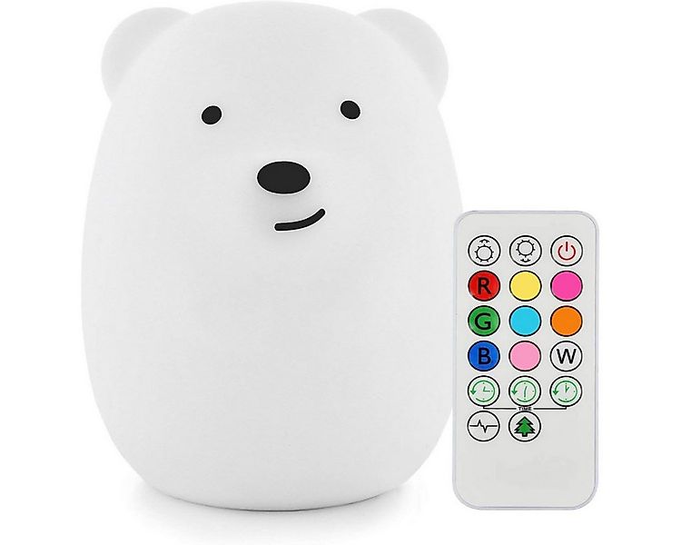 COFI 1453 LED Nachtlicht Nachtlicht Kinder Bär mit Fernbedienung günstig online kaufen