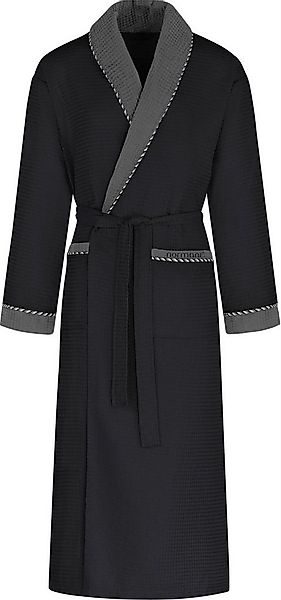 normani Herrenbademantel Herren Bademantel Waffelpique Moyo, Langform, Visk günstig online kaufen