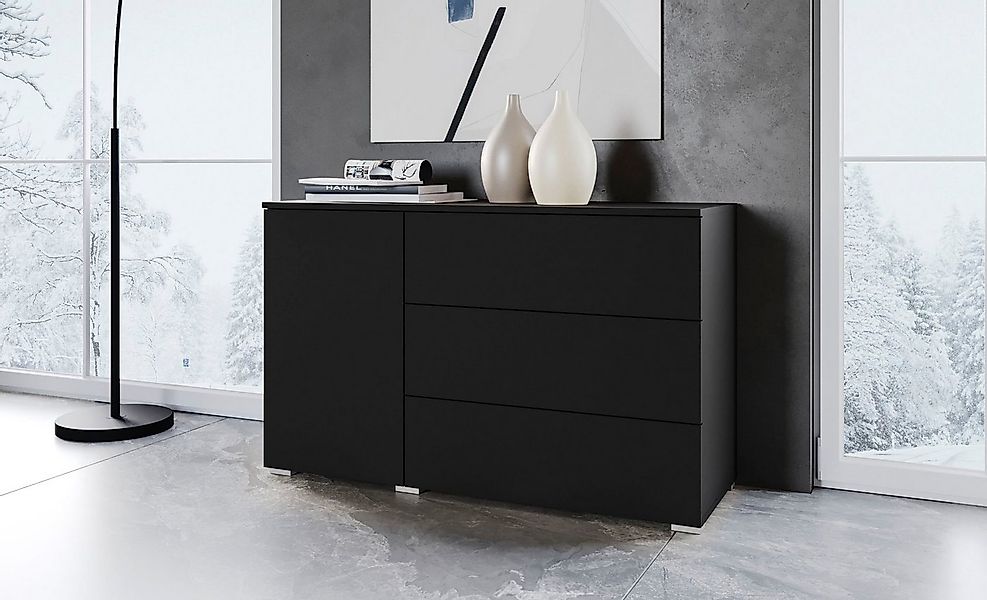INOSIGN Sideboard PARIS (1 St), Moderne 110cm breite grifflose Kommode, vie günstig online kaufen