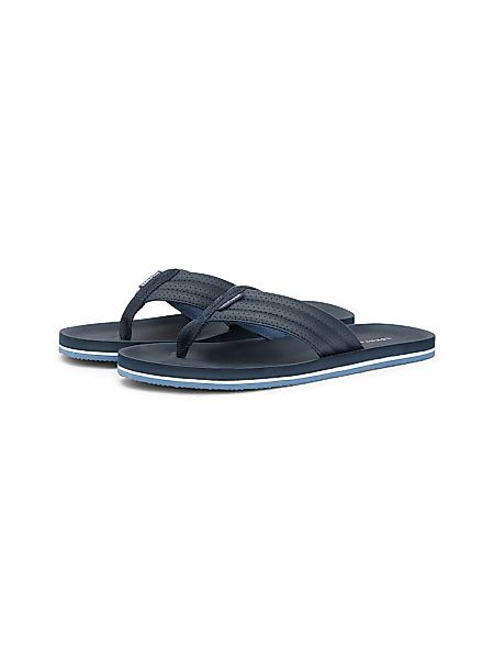 Tommy Hilfiger Zehentrenner "COMFORT PADDED PERF BEACH SANDAL" Sommerschuh, günstig online kaufen