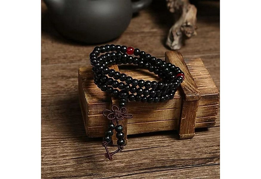 Eden Stone Kette ohne Anhänger 108 Perlen Mala Armband Wickelarmband aus Sa günstig online kaufen