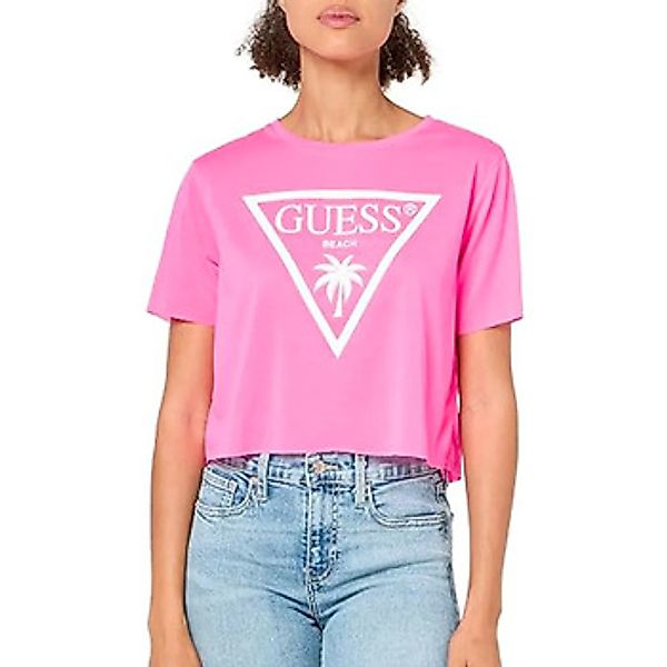 Guess  T-Shirt Triangle Crop günstig online kaufen