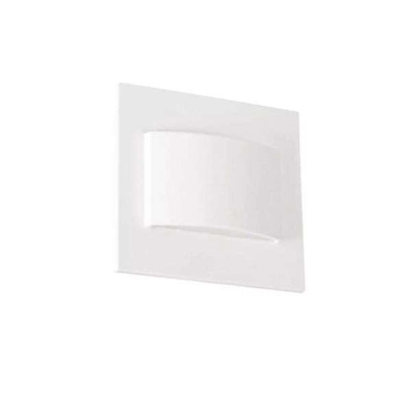 LED Wandeinbauleuchte Erinus in Weiß 2x 1,5W 60lm 3000K günstig online kaufen