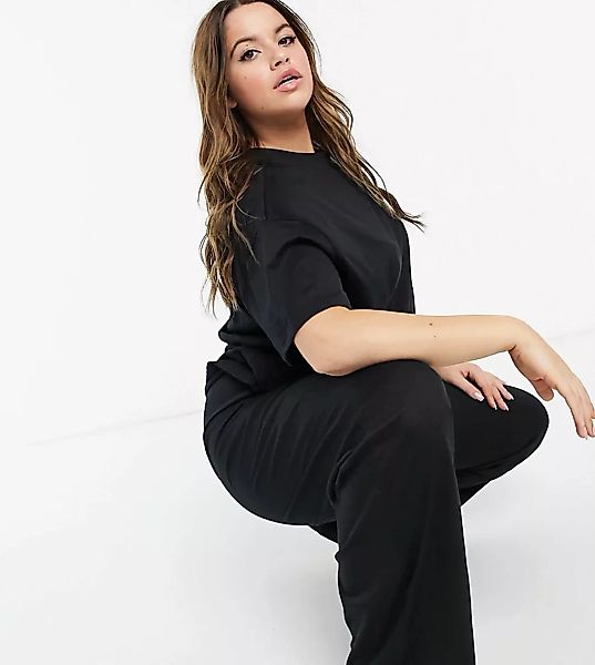 ASOS DESIGN – Mix & Match – Schwarzes Pyjama-T-Shirt aus Jersey günstig online kaufen