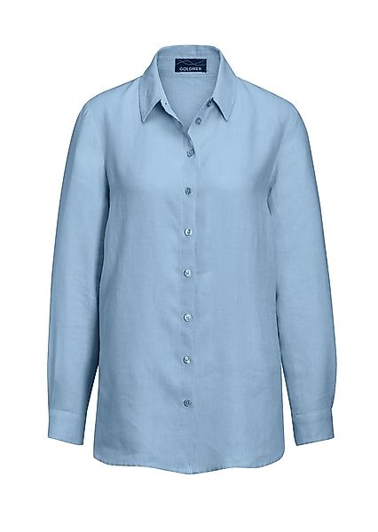 GOLDNER Langarmbluse Leinenbluse günstig online kaufen