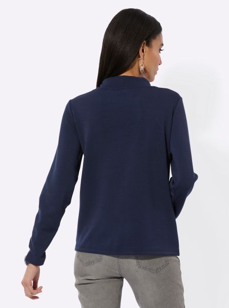 creation L Langarmshirt "Modal-Mix-Shirt" 1 Stk. tlg. günstig online kaufen