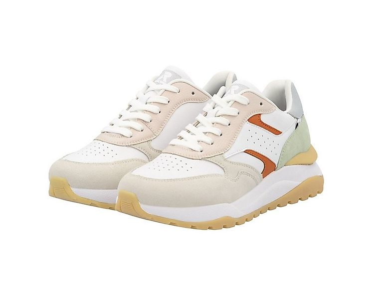 Rieker (Rauhleder) W2500 weiss/bunt Damen Sneaker günstig online kaufen