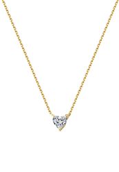 Dear Me Goldkette mit Herz Diamant günstig online kaufen