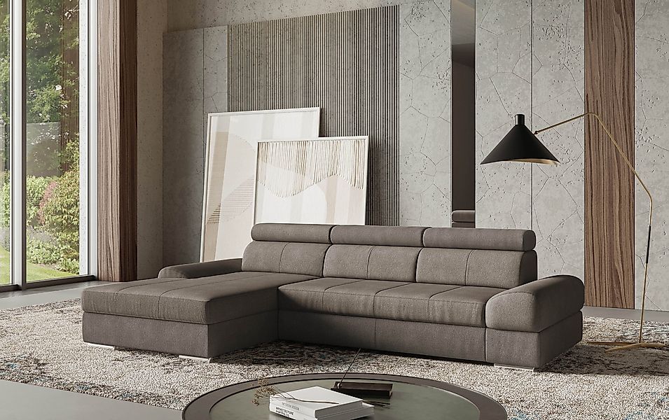 sit&more Ecksofa "Broadway L-Form", inklusive Kopfteilverstellung, wahlweis günstig online kaufen