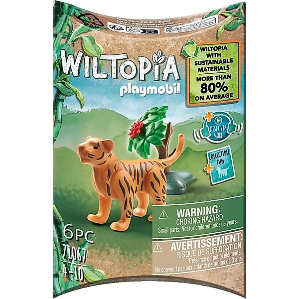 Playmobil® 71067 Wiltopia Junger Tiger Konstruktions-Spielset günstig online kaufen