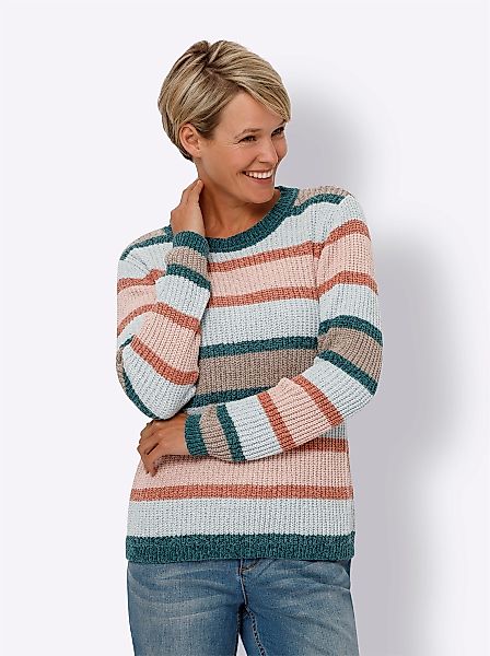 Sieh an! Strickpullover Rundhalspullover günstig online kaufen