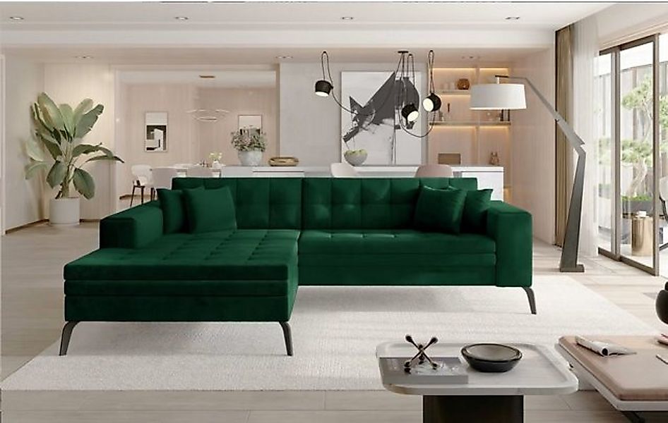 JVmoebel Ecksofa Ecksofa Schlaffunktion Polsterung Komfort, Made in Europa günstig online kaufen