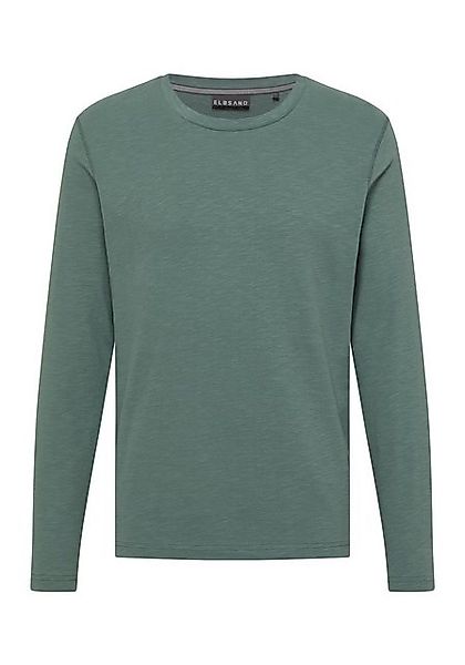 Elbsand Langarmshirt Albin Gerippter Rundhalsausschnitt, loose fit günstig online kaufen