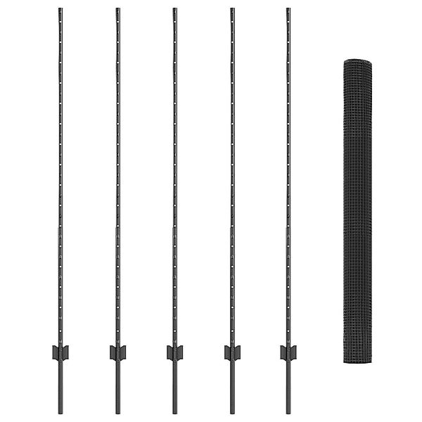 vidaXL Zaunpfosten Gartenzaun Set Set von günstig online kaufen