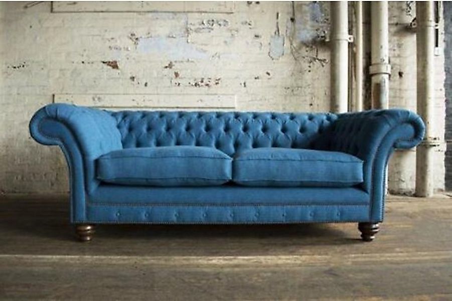JVmoebel Chesterfield-Sofa XXL Sofa 3 Sitzer Couch Polster Sitz Garnitur Le günstig online kaufen
