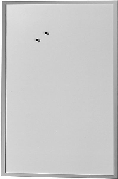 Herlitz Magnettafel Whiteboard 60x80cm beschriftbar Holzrahmen silber günstig online kaufen
