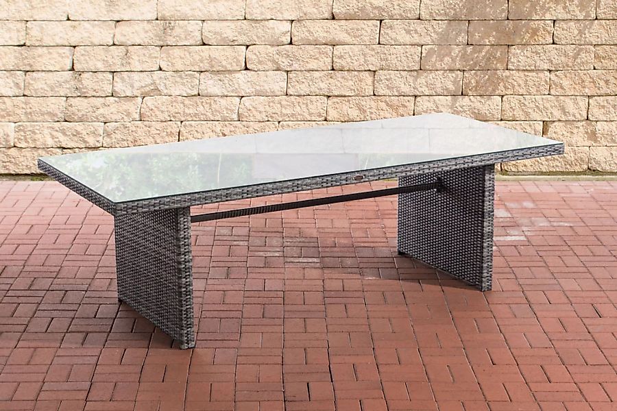 Tisch Avignon BIG 200 cm grau-meliert günstig online kaufen