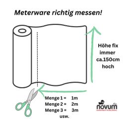 novumfix Meterware Verdunkelungsstoff Gardinenstoff blickdicht verschiedene günstig online kaufen
