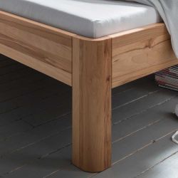 Komfortbett aus Kernbuche Massivholz Mittelsteg günstig online kaufen