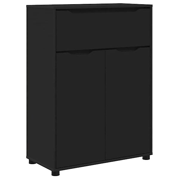 vidaXL Badezimmerschrank Schwarz 72,5 x 36,5 x 100 cm Holzwerkstoff 888768 günstig online kaufen