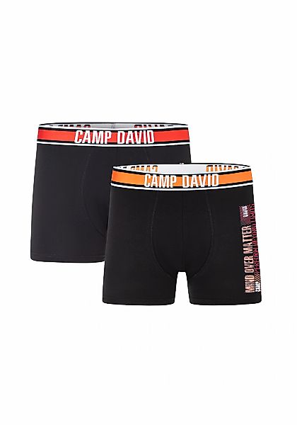 CAMP DAVID Boxershorts "casual" 2er Pack, mit elastischem Bund günstig online kaufen