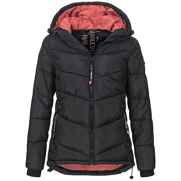 SUBLEVEL Steppjacke Damen mit Kapuze gefütterte günstig online kaufen
