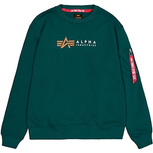 Alpha Industries  Sweatshirt Alpha Label Sweater - Force Green günstig online kaufen