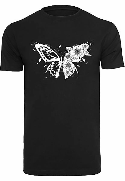 MisterTee T-Shirt "MisterTee Butterfly White Tee" 1 Stk. tlg. günstig online kaufen