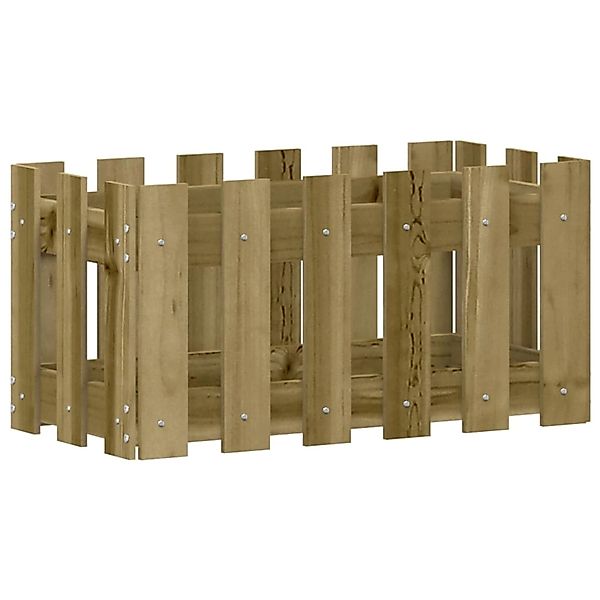 vidaXL Pflanzkübel Latten-Design 60x30x30 cm Kiefernholz Imprägniert 832471 günstig online kaufen
