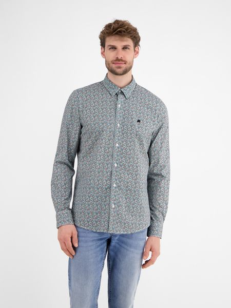 LERROS Langarmhemd "LERROS Langarmhemd mit Print" günstig online kaufen