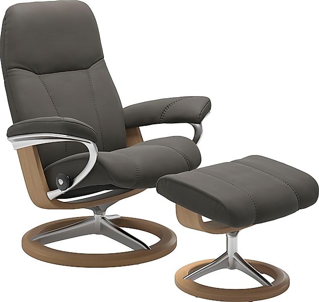 Stressless® Relaxsessel »Consul« Set, Relaxsessel mit Hocker, mit Hocker, m günstig online kaufen
