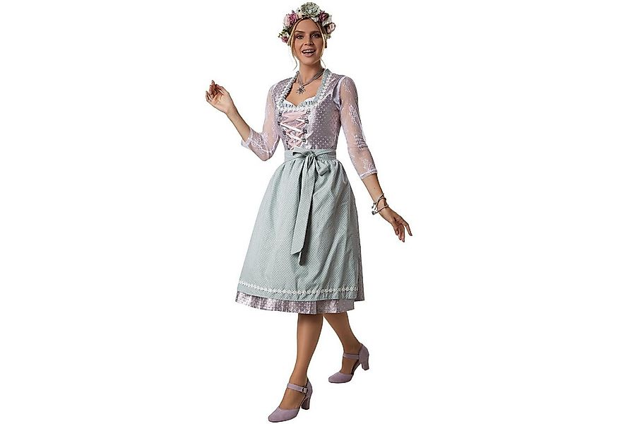 dressforfun Dirndl Frauenkostüm Midi-Dirndl Oberammergau Modell 1 Tailliert günstig online kaufen