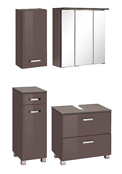 welltime Badmöbel-Set »Ravenna« 4 Stk. tlg. Hängeschrank, Unterschrank, Spi günstig online kaufen