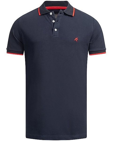 Alessandro Salvarini Poloshirt A. Salvarini Herren Polo Shirts AS316 mit ge günstig online kaufen