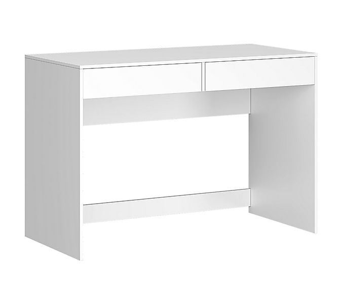 Bellamio Schreibtisch Toce mit 2 Schubladen (weiß), Breite 110 cm x Tiefe 5 günstig online kaufen