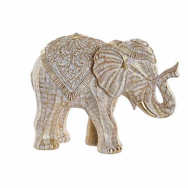Deko-figur Dkd Home Decor Harz Elefant (27.5 X 13.5 X 21 Cm) günstig online kaufen