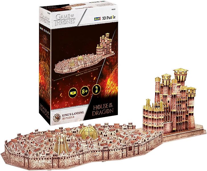 Revell® 3D-Puzzle House of the Dragon Kings Landing, 262 Puzzleteile günstig online kaufen