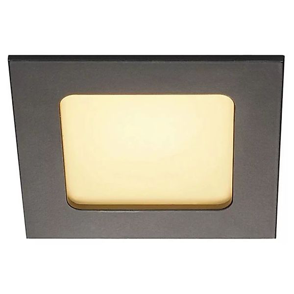 LED Einbaustrahler Frame Basic, 6W, warmweiß, inkl. Treiber, schwarz-matt günstig online kaufen