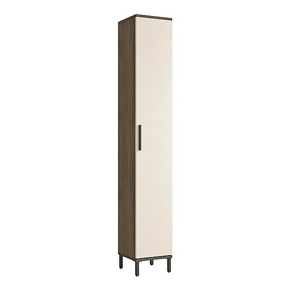 en.casa Hochschrank »Lieto« Badezimmerschrank 184x30x30cm Eiche-Optik Grau/ günstig online kaufen